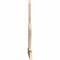 Ekena Millwork Saratoga Rough Sawn Timber Gable Bracket, Douglas Fir, 84"W x 53"H x 2"D x 6"F, 15/12 Pitch GBW084X53X0206SAR00RDF - alternate 3